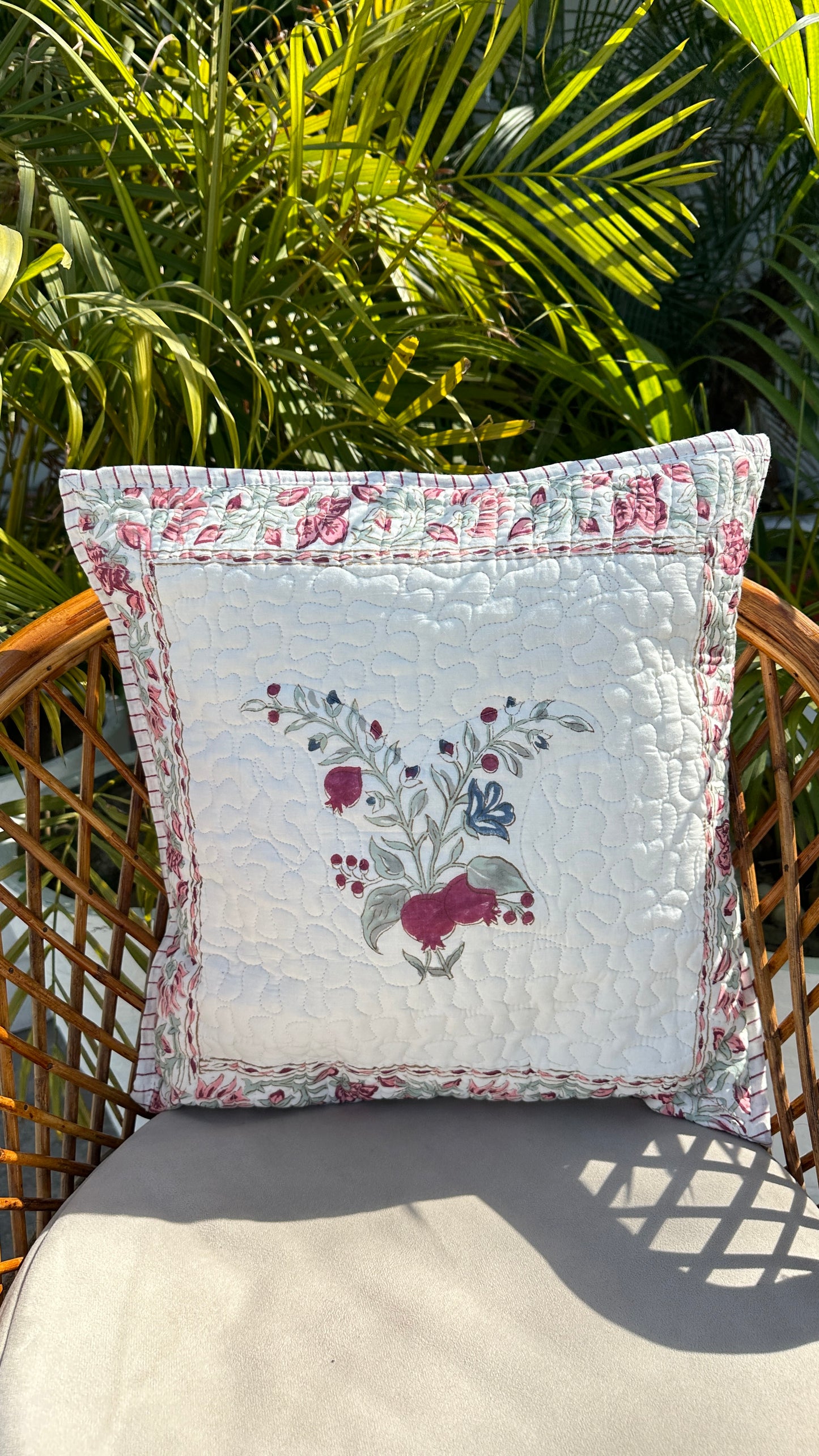 Quilted premium cushion covers