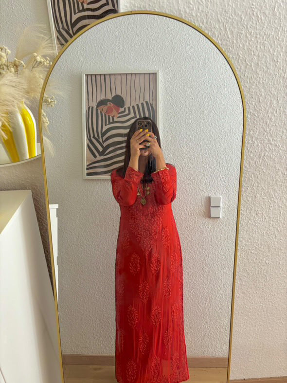 Ghaspatti work kurta